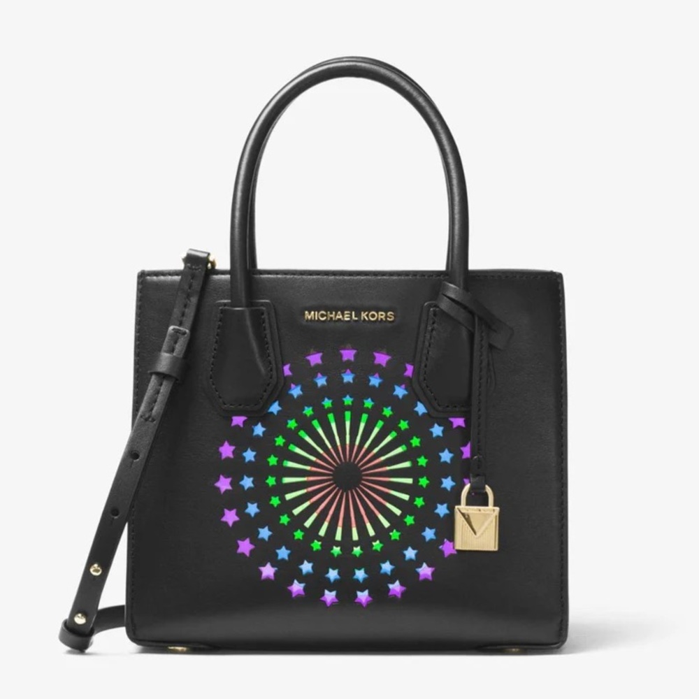 ISO Michael Kors Mercer Medium Modern Disco Leather Crossbody Bag